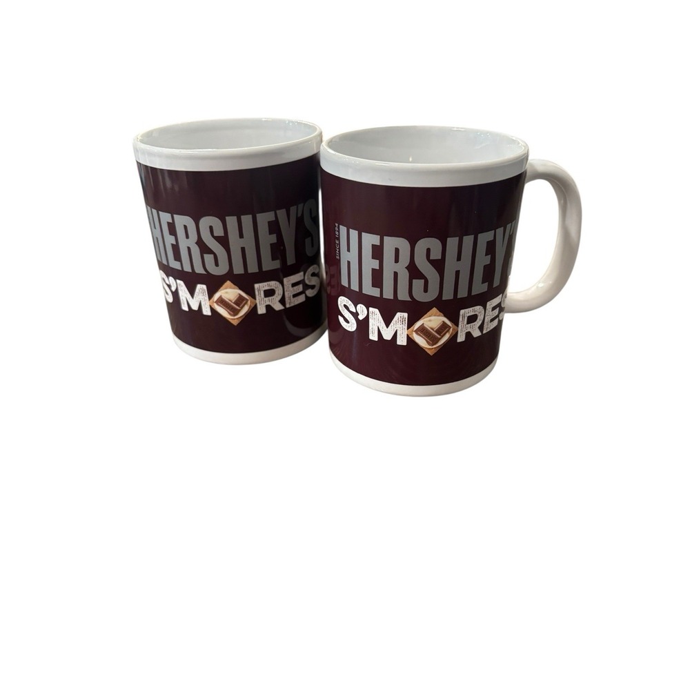 Hershey's Smores Mug S'mores Galerie Hot Chocolate Cup White Black Set Of 2
